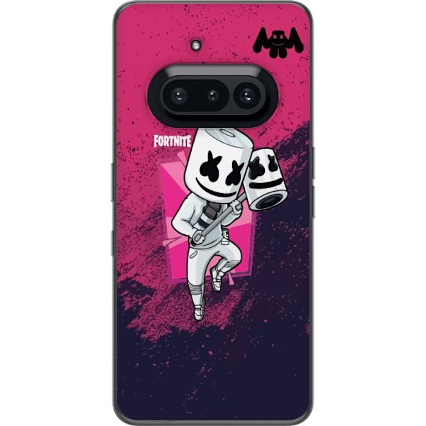 Nothing Phone (3a) Gjennomsiktig deksel Marshmello Fortnite Sk