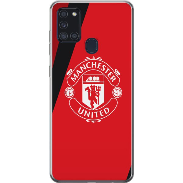 Samsung Galaxy A21s Genomskinligt Skal Manchester United FC