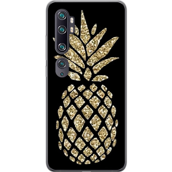 Xiaomi Mi Note 10 Gennemsigtig cover Ananas