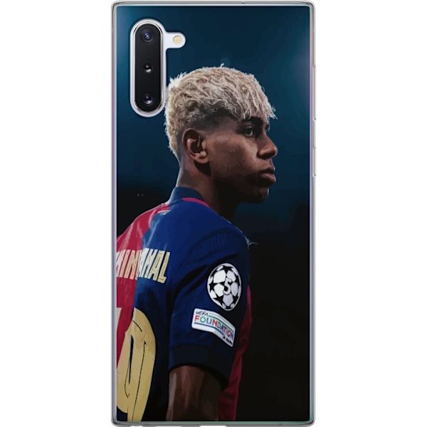 Samsung Galaxy Note10 Gennemsigtig cover Lamine Yamal - Barcel