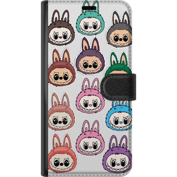 Xiaomi Redmi Note 11 Lompakkokotelo Labubu Macaron Monster - S