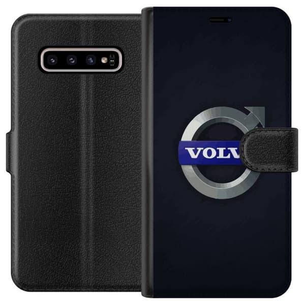 Kompatibelt Lommeboketui til Samsung Galaxy S10+ Bilmerke