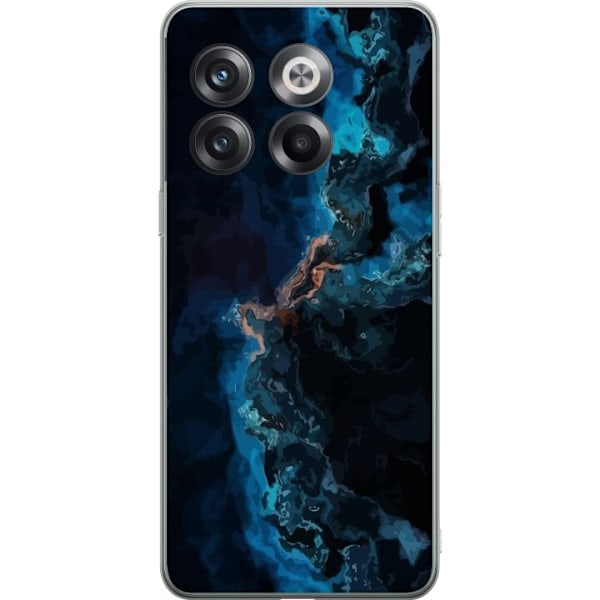OnePlus 10T Gennemsigtig cover Galakse Marmor