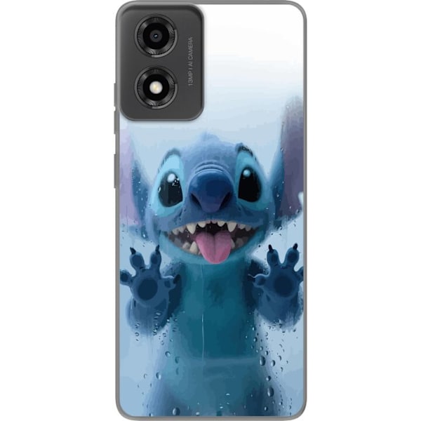 Motorola Moto E14 Genomskinligt Skal Stitch Window View – St