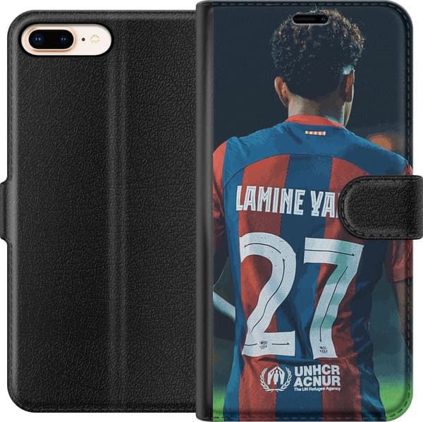 Kompatibel Tegnebogsetui til Apple iPhone 7 Plus Yamal Lamine
