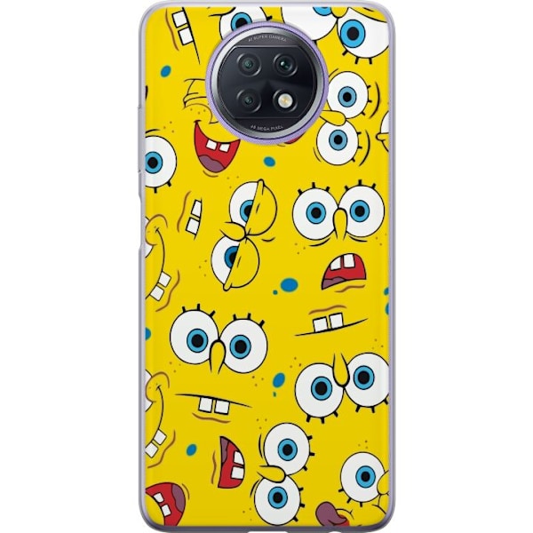 Xiaomi Redmi Note 9T Genomskinligt Skal SpongeBob SquarePants