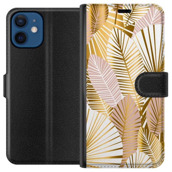 Kompatibelt Plånboksfodral till Apple iPhone 12 mini Guld