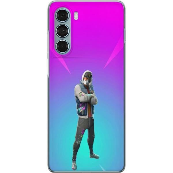 Motorola Moto G200 5G Genomskinligt Skal black knight fortnite