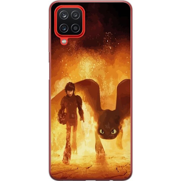 Samsung Galaxy A12 Gennemsigtig cover Drage Træner