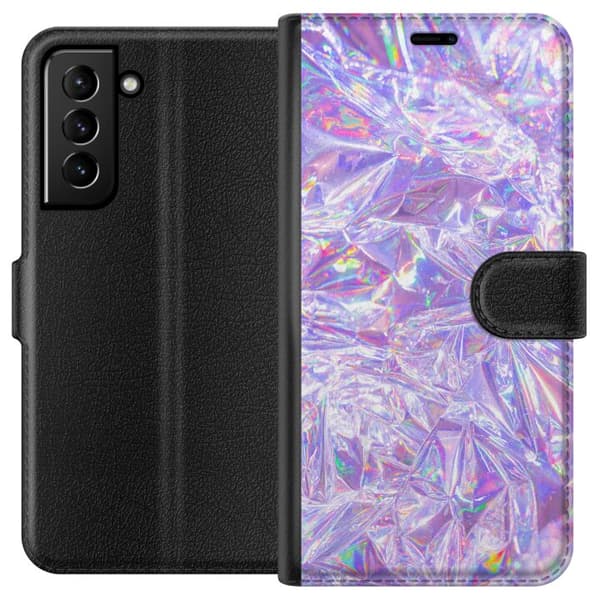 Kompatibel Tegnebogsetui til Samsung Galaxy S21+ 5G Glitter