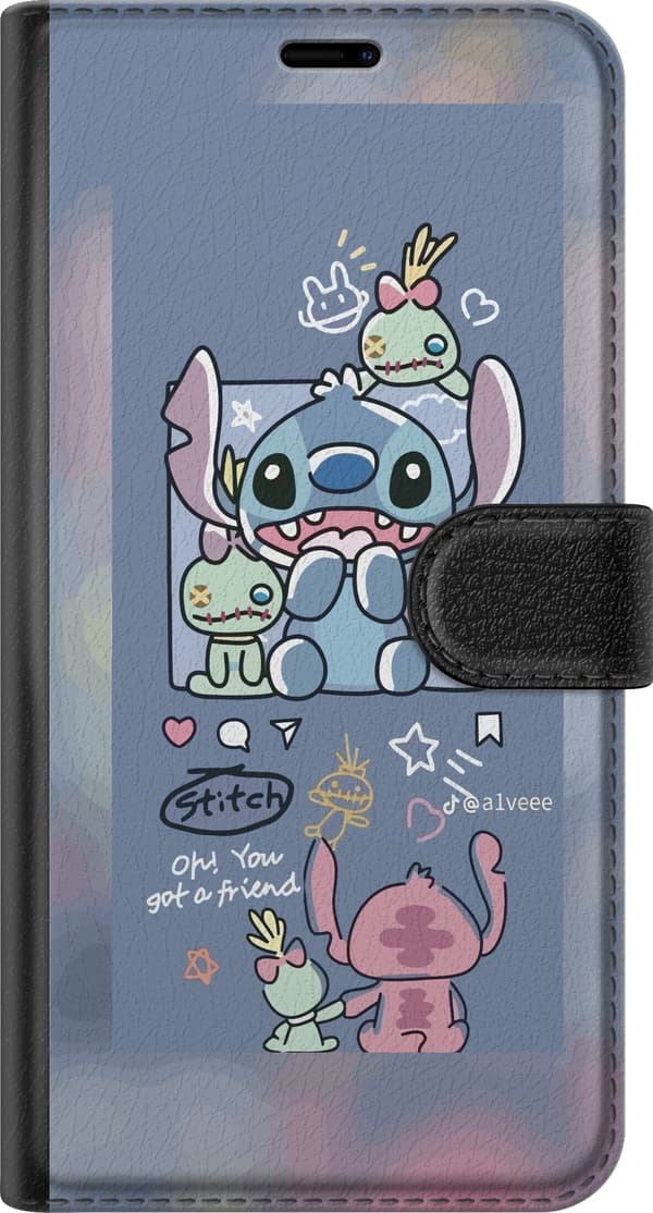 Kompatibelt Plånboksfodral till Samsung Galaxy A33 5G Stitch Vänner