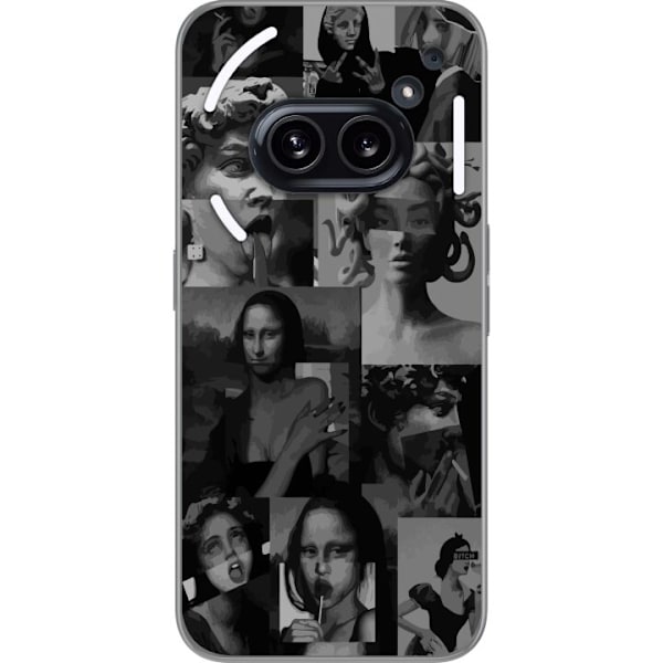 Nothing Phone (2a) Gennemsigtig cover Moderne Kunst