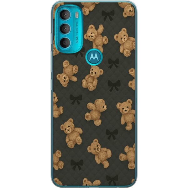 Motorola Moto G71 5G Gennemsigtig cover Teddy Knus