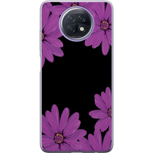 Xiaomi Redmi Note 9T Gennemsigtig cover Blomsterarrangement