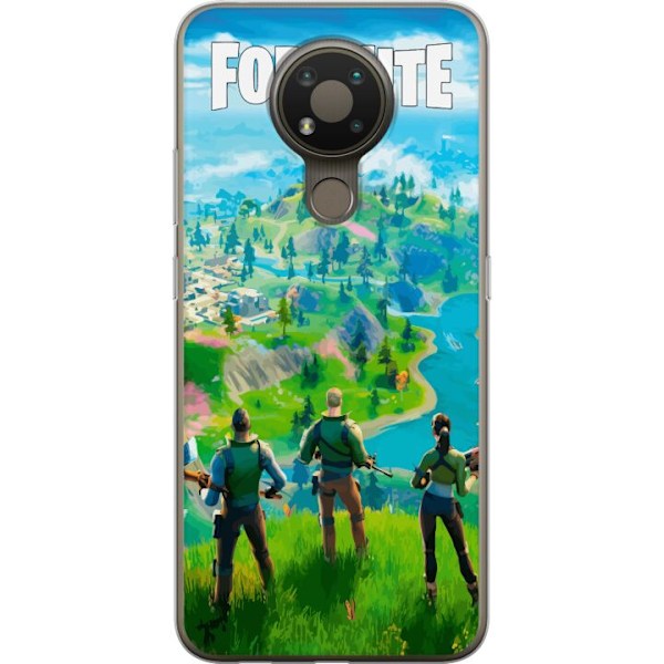 Nokia 3.4 Läpinäkyvä kuori Fortnite