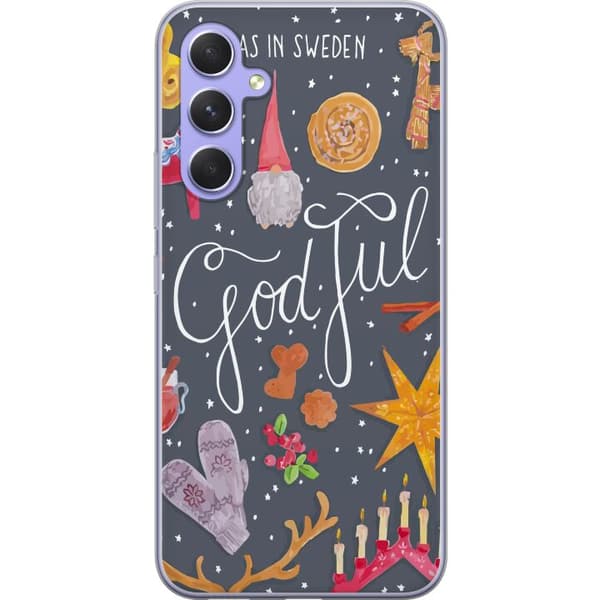 Yhteensopiva Puhelinkuori Samsung Galaxy A54 Hyvää joulua