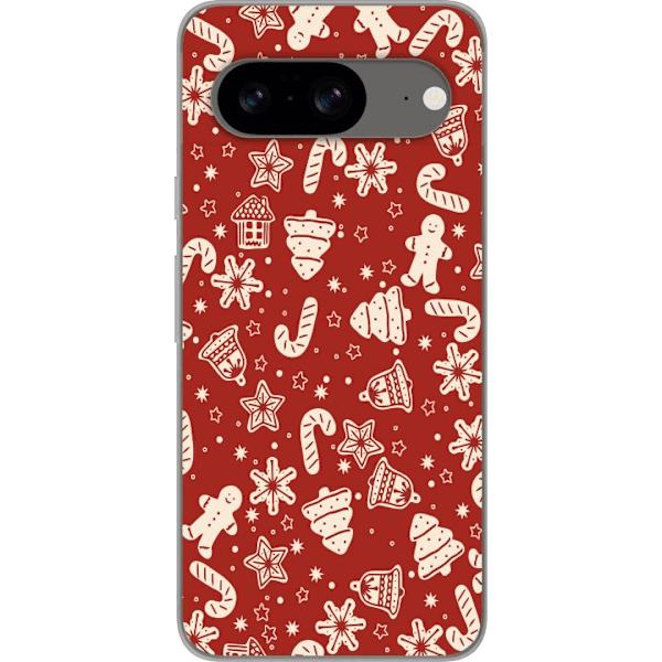 Google Pixel 8 Gennemsigtig cover Julestriber