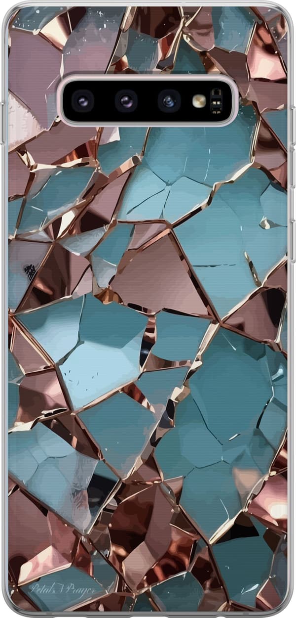 Kompatibelt Mobilskal till Samsung Galaxy S10+ Marble Elegance