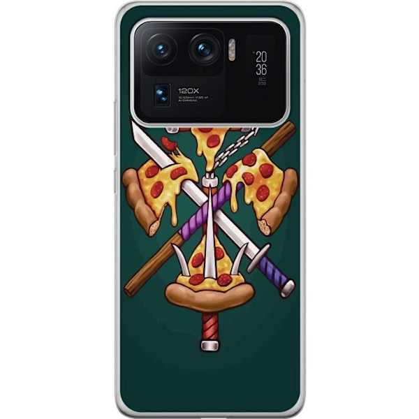 Xiaomi Mi 11 Ultra Läpinäkyvä kuori Pizza