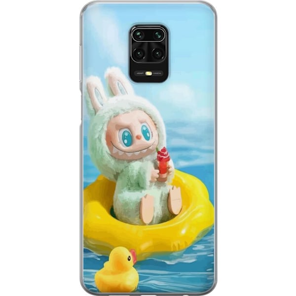 Xiaomi Redmi Note 9S Läpinäkyvä kuori Labubu Stripe Attack