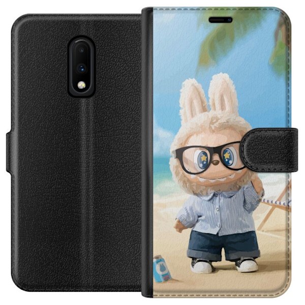 OnePlus 7 Lompakkokotelo Labubu Tummat Unelmat