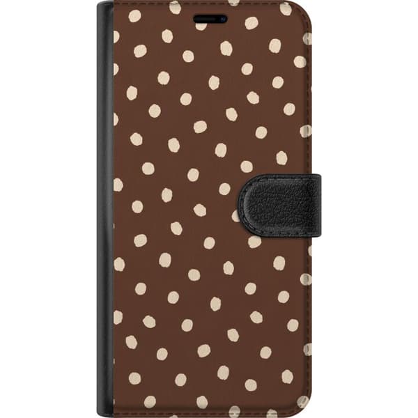 Kompatibel Tegnebogsetui til Xiaomi Redmi Note 9 Brune kakaopletter brun