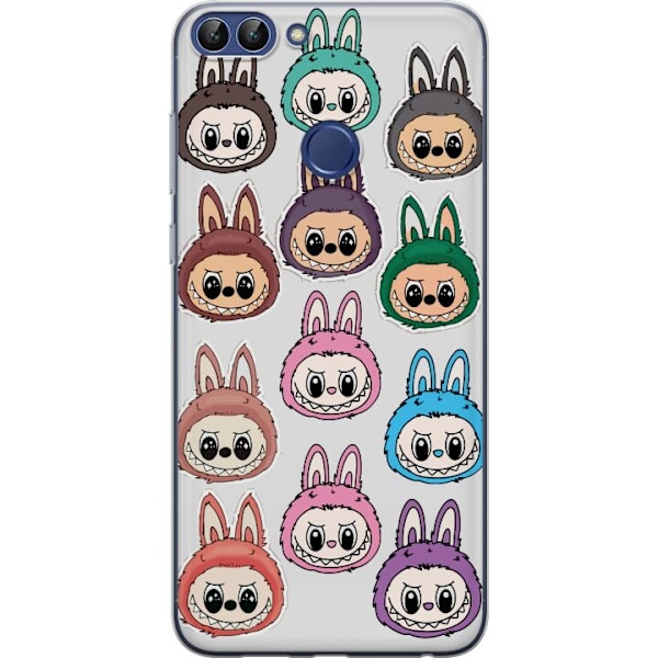 Huawei P smart Läpinäkyvä kuori Labubu Macaron Monster - S