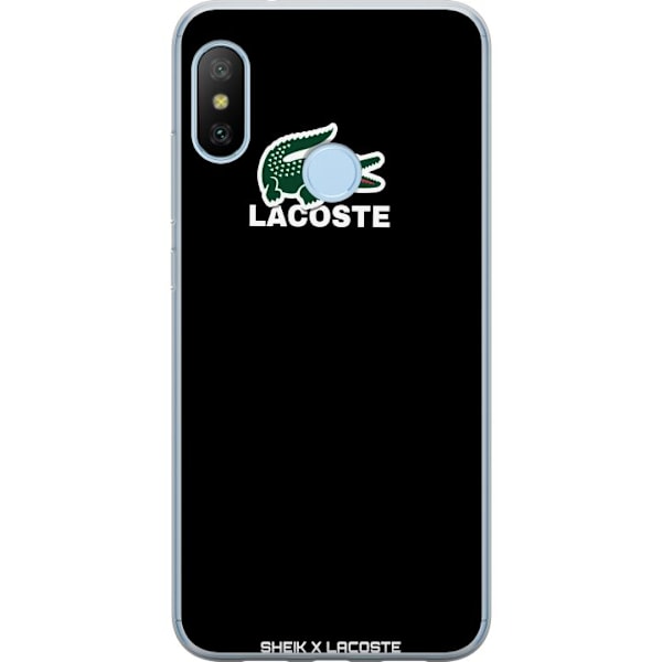 Xiaomi Mi A2 Lite Gennemsigtig cover Lacoste