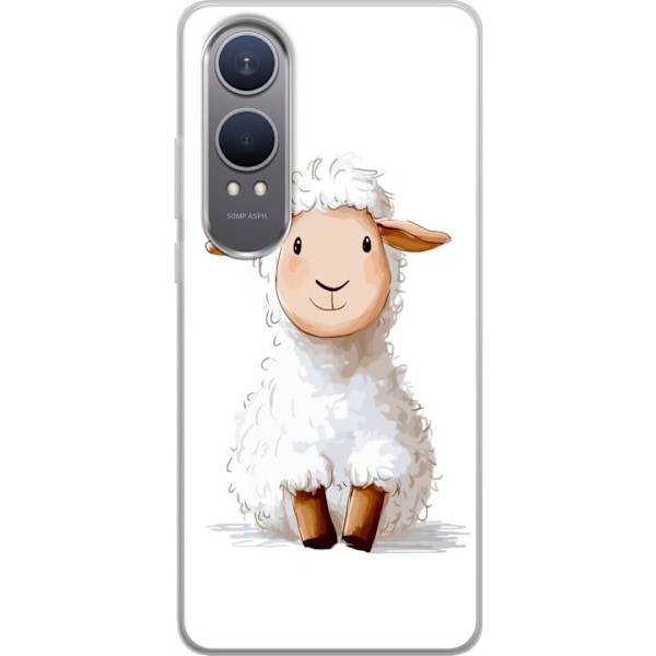 OnePlus Nord CE4 Lite Genomskinligt Skal Sött Lamm – teckna