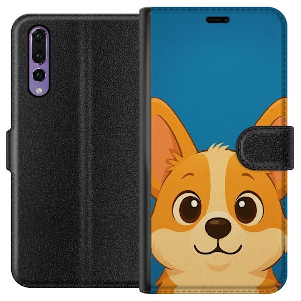 Huawei P20 Pro Plånboksfodral Hello Corgi