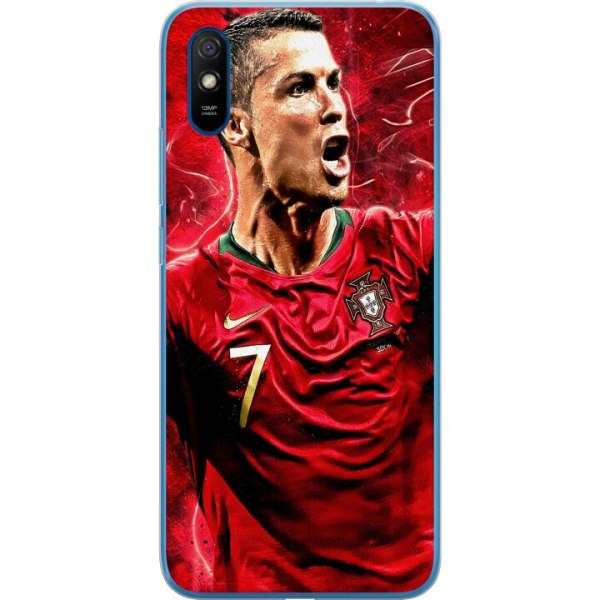 Xiaomi Redmi 9A Gennemsigtig cover Cristiano Ronaldo