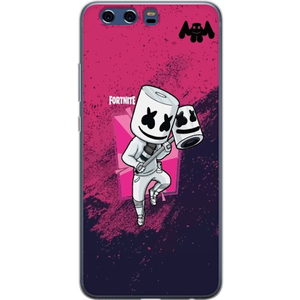 Huawei P10 Gjennomsiktig deksel Marshmello Fortnite Skin Emote
