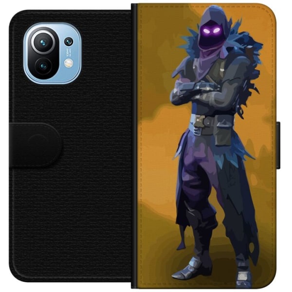 Xiaomi Mi 11 Lompakkokotelo Fortnite - Raven