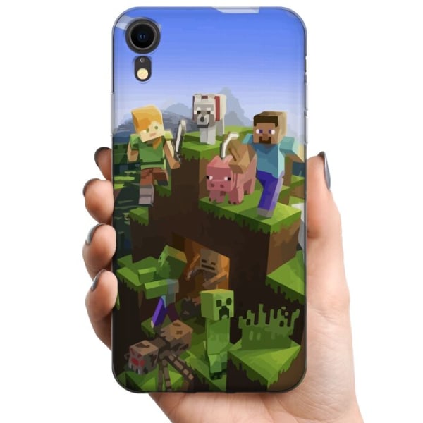 Apple iPhone XR TPU Mobilcover MineCraft