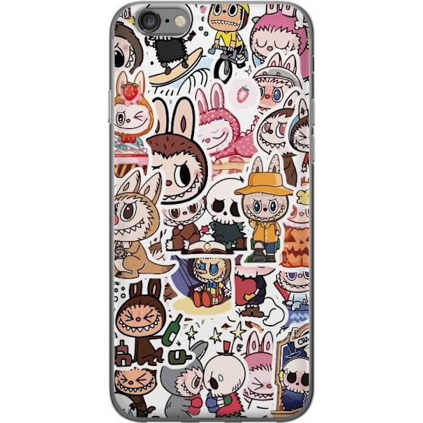 Apple iPhone 6 Läpinäkyvä kuori Labubu All-Stars – POP MA
