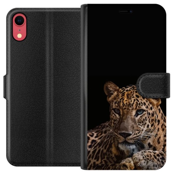 Apple iPhone XR Plånboksfodral Leopard