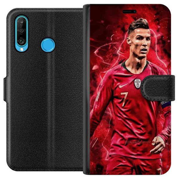 Huawei P30 lite Plånboksfodral Ronaldo Skills – CR7 Design