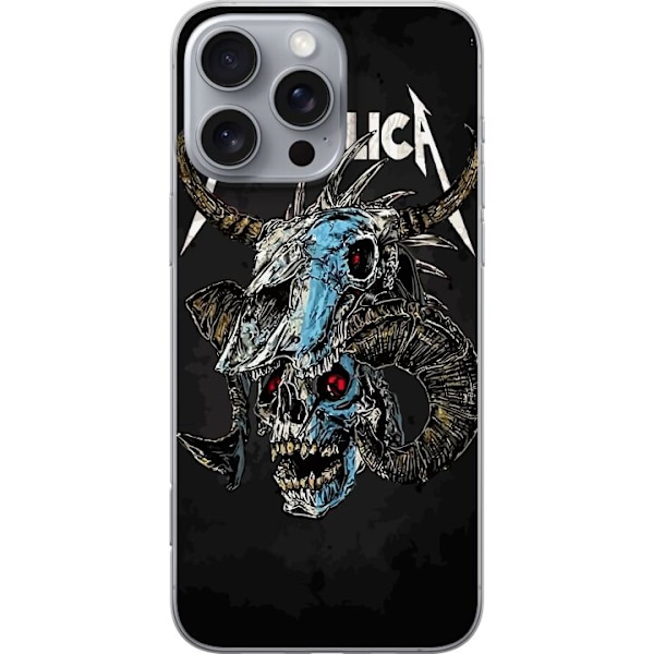 Apple iPhone 16 Pro Max Läpinäkyvä kuori Metallica