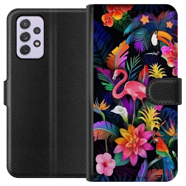 Samsung Galaxy A52s 5G Lompakkokotelo Trooppinen
