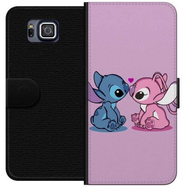 Samsung Galaxy Alpha Plånboksfodral Stitch-Kärlek