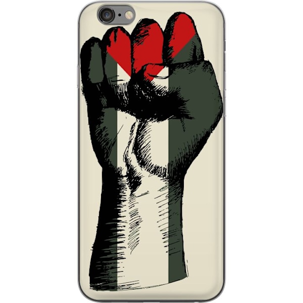 Apple iPhone 6 Plus Läpinäkyvä kuori Käsi sidottu Palestin