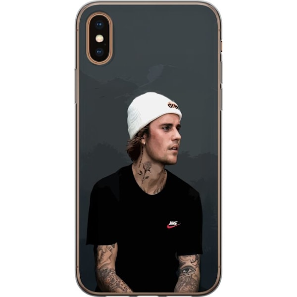 Apple iPhone XS Max Genomskinligt Skal Justin Bieber