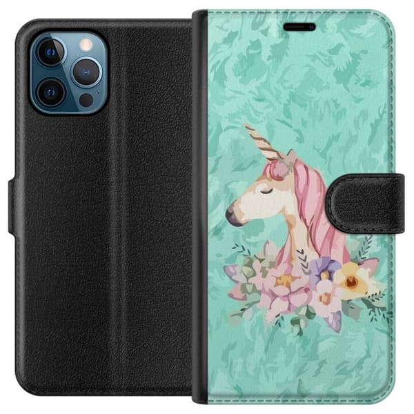 Kompatibel Tegnebogsetui til Apple iPhone 12 Pro Max Unicorn