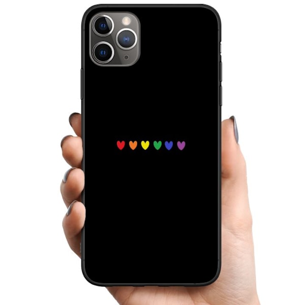 Apple iPhone 11 Pro Max TPU Mobilcover Stolt Hjerter