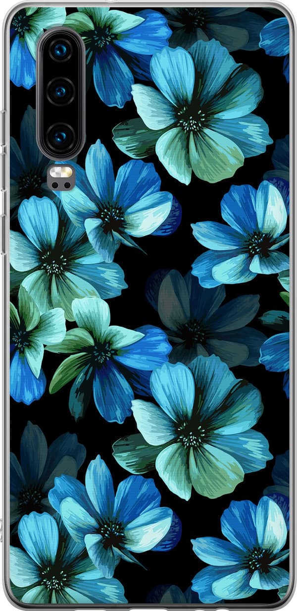 Kompatibelt Mobildeksel til Huawei P30 Midnatt Hage
