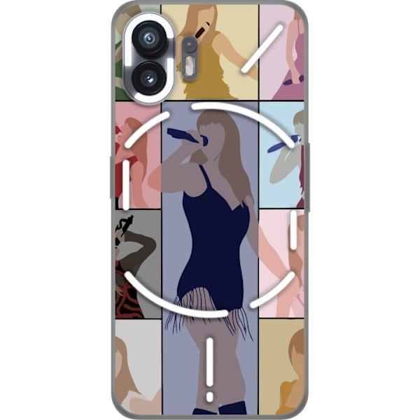 Nothing Phone (2) Gennemsigtig cover Taylor Swift