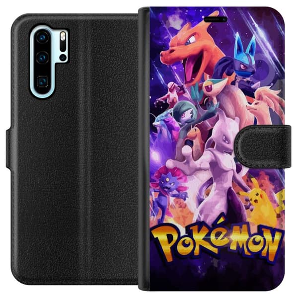 Kompatibelt Lommeboketui til Huawei P30 Pro Pokémon