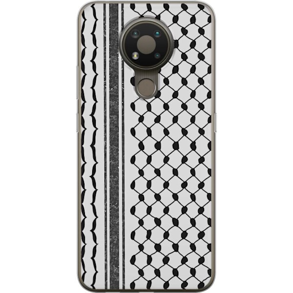 Nokia 3.4 Gennemsigtig cover Palæstinensisk mønster - inspir