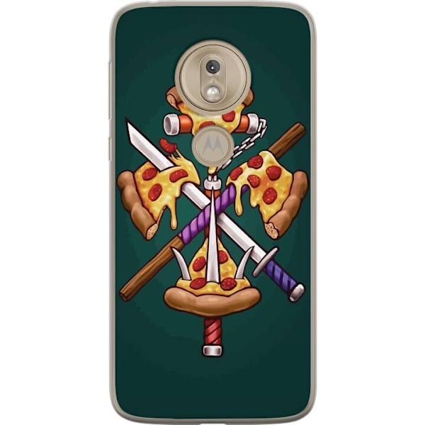 Motorola Moto G7 Play Läpinäkyvä kuori Pizza