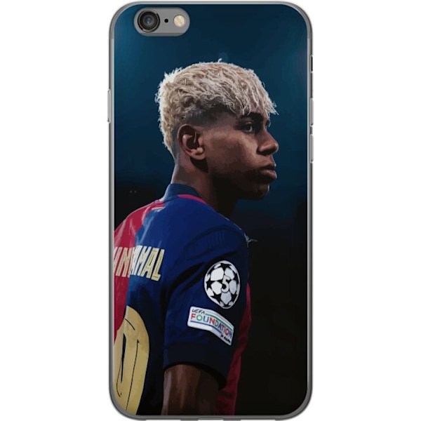 Apple iPhone 6s Läpinäkyvä kuori Lamine Yamal - Barcelonan